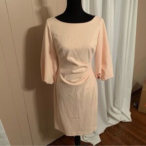 Ralph Lauren Soft Peach Long Sleeve Dress